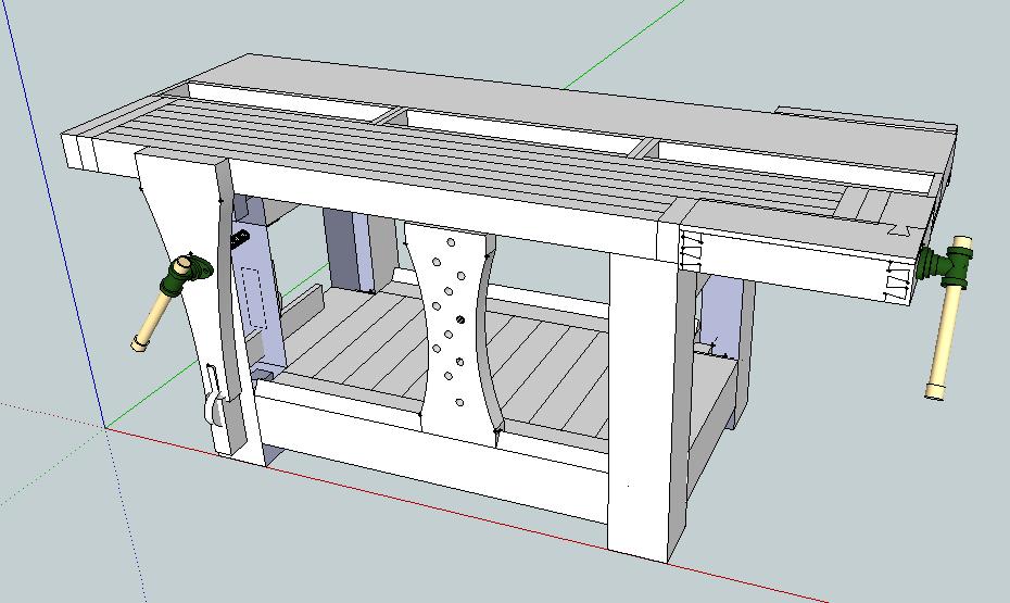 Woodworking workbench plans google sketchup PDF Free Download